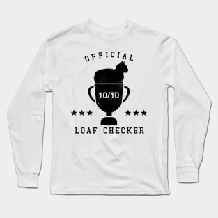 Official Loaf Checker - black Long Sleeve T-Shirt